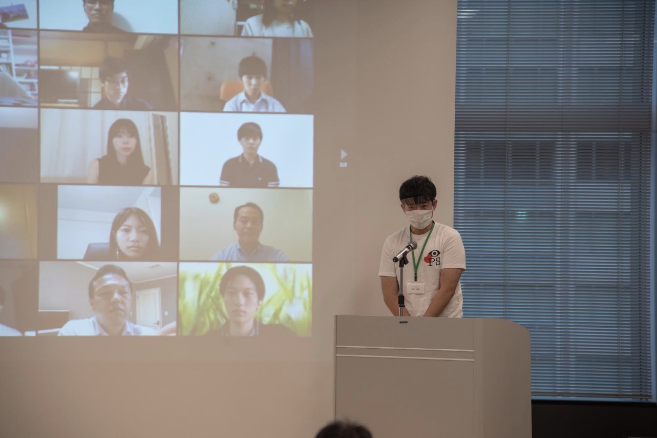 新奨学生代表者の挨拶